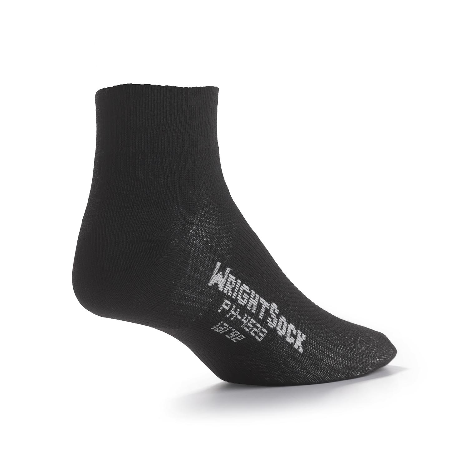 Black Wrightsock Light Weight Ankle - L